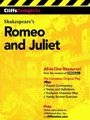 cover image of CliffsComplete Romeo and Juliet